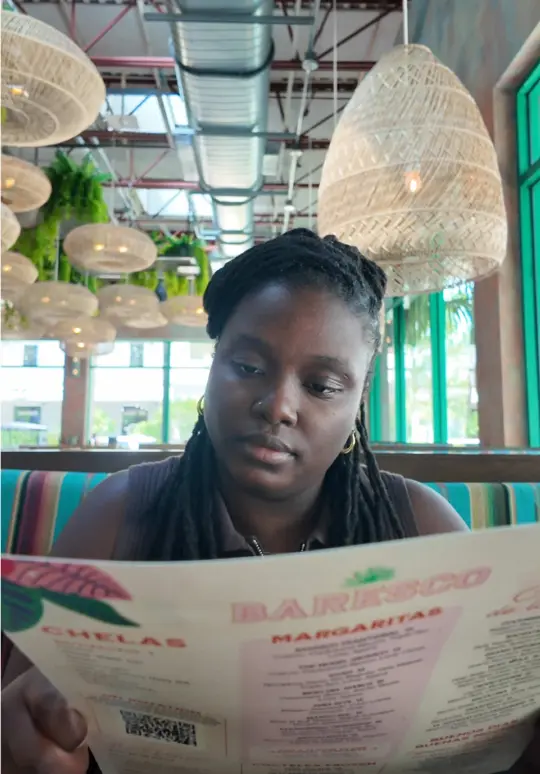 Baresco in Pompano Beach showing cocktail, colorful drinks, meal, table full of food, atmosphere, lively atmosphere, video by influencedamass on TikTok