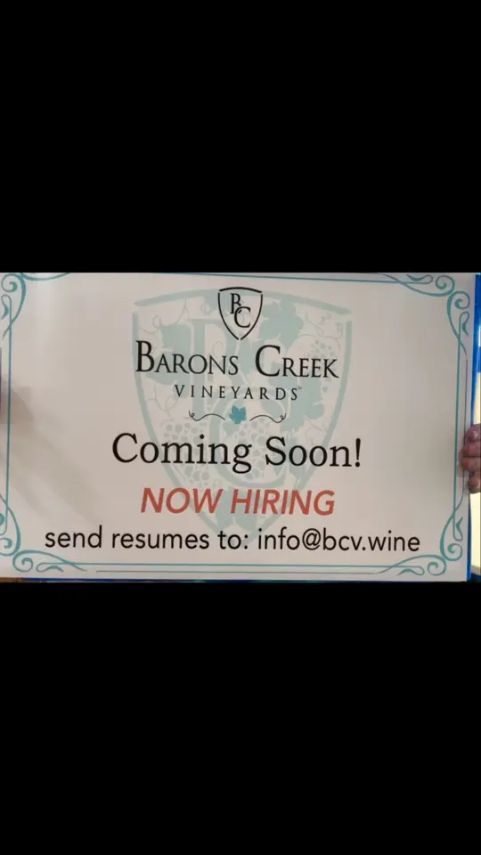 Barons Creek Vineyards Tasting Room The Villages in The Villages showing wine, tasting room, sneak peek, video by Things To Do Ocala on Facebook