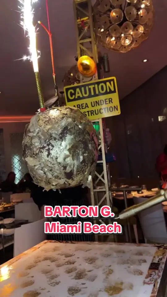 Barton G. The Restaurant Miami Beach in Miami Beach showing review, visit, video by justiceimane on TikTok