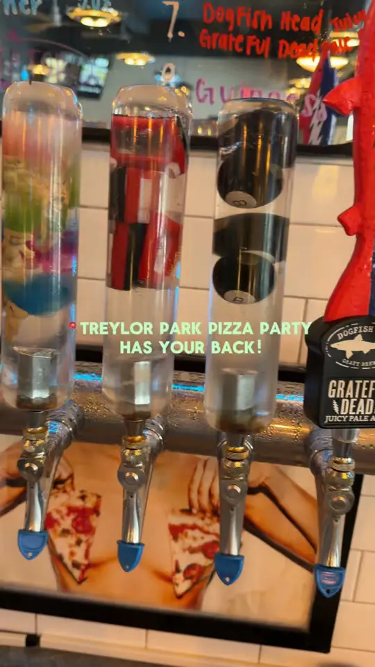 Basils Pizza & Deli in Savannah showing pizza, kid-friendly atmosphere, video by Treylor Park l Pizza Party on Facebook