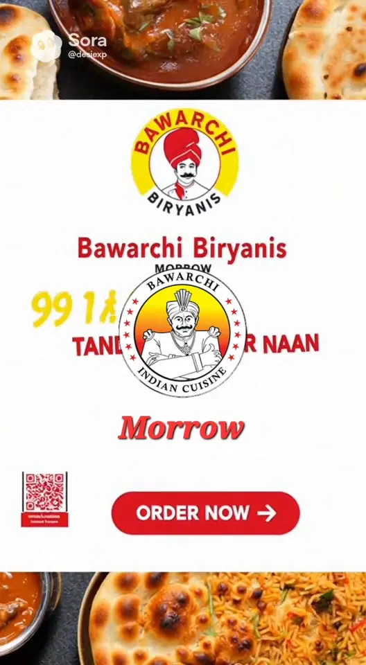 Bawarchi Biryanis - Indian Cuisine Morrow in Morrow showing food, tandoori butter naan, video by Bawarchi Biryanis on Facebook