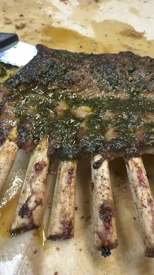 Bay Street Bistro in Lakeland showing food, herb crusted rack of lamb, video by Bay Street Bistro on Facebook