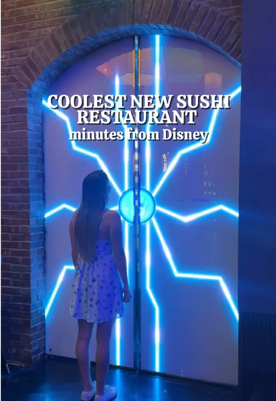 Bayridge Sushi in Longwood showing grand opening, complimentary champagne, caviar, dessert, sushi, video by cheatdayorlando on TikTok