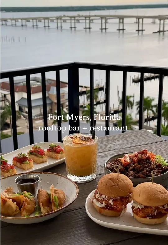 Beacon Social Drinkery Fort Myers in Florida showing dinner, beef bulgogi bowl, video by guidedbydestiny on TikTok