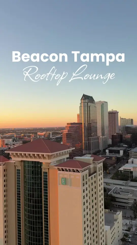 Beacon Tampa Rooftop Lounge on TikTok, video by visittampabay