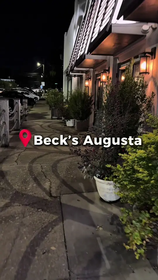 Becks in Augusta showing date night, visit, atmosphere, video by theetywilliams on TikTok