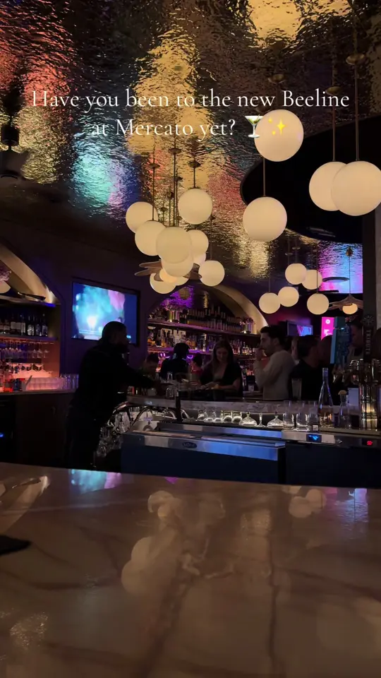 Beeline - Mercato in Naples showing cocktail, craft cocktail, bar atmosphere, nightlife, visit, video by travelin_with_nelson on TikTok