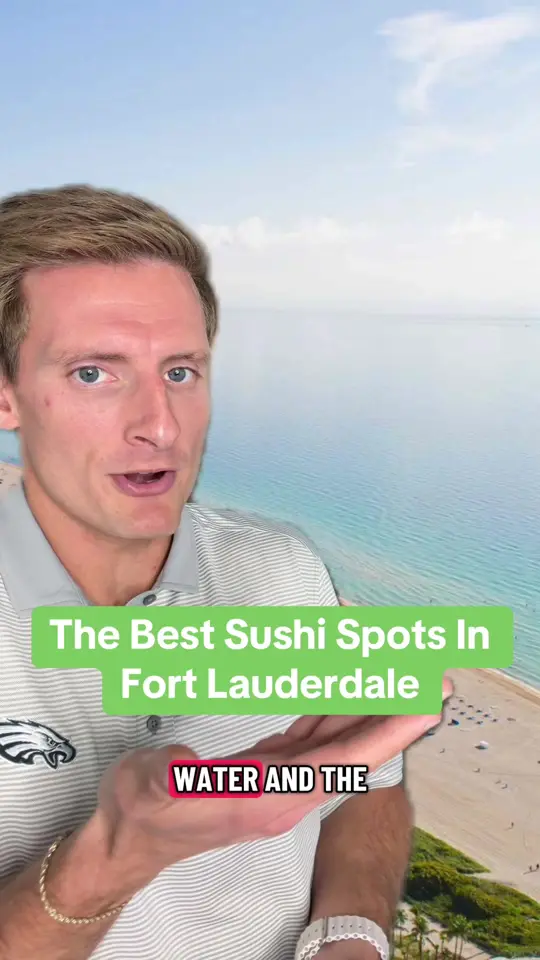  in Florida showing restaurant visit, sushi, video by theqb11 on TikTok