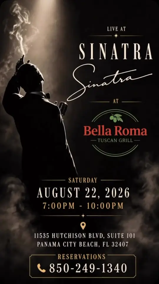 Bella Roma Tuscan Grill in Panama City Beach showing live music, atmosphere, video by Bella Roma Tuscan Grill on Facebook