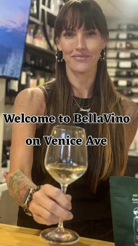 BellaVino Wine Bar in Venice showing wine bar, atmosphere, visit, video by emmatrang.le on TikTok