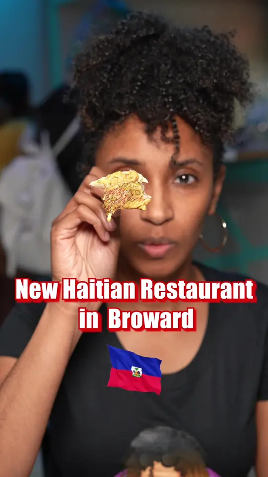  in Florida showing haitian food, caribbean food, video by brieatsmiami on TikTok