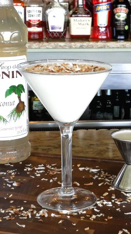 Belle Glade - Country Club Restaurant in The Villages showing cocktail, fmk mystery cocktail, video by Belle Glade Country Club on Facebook