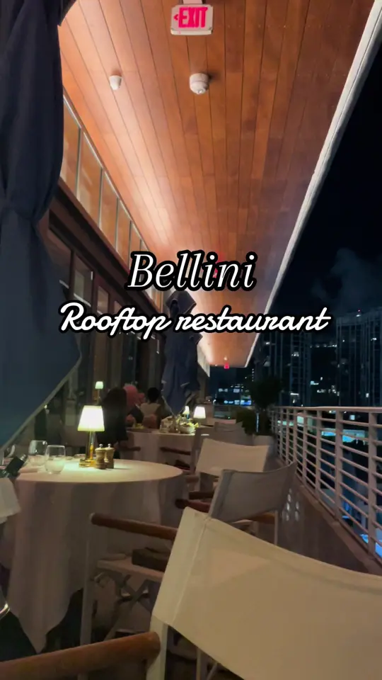Bellini Coconut Grove in Miami showing review, italian restaurant, video by foodzone_aroundworld on TikTok
