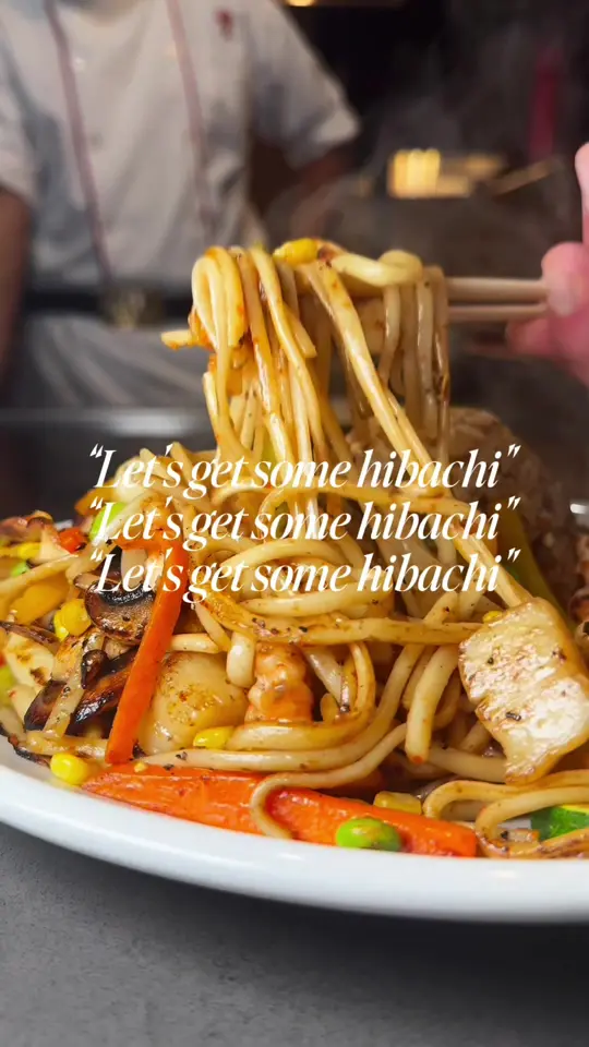 Benihana - Coral Gables in Coral Gables showing hibachi, salmon, steak, noodles, fried rice, video by benihana on TikTok