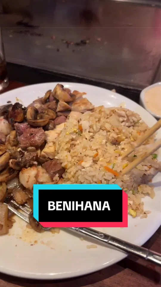 Benihana on TikTok, video by ilovefriedchikn