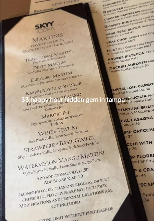 Bernini of Ybor in Tampa showing cocktail, espresso martini, video by andreajsabin on TikTok
