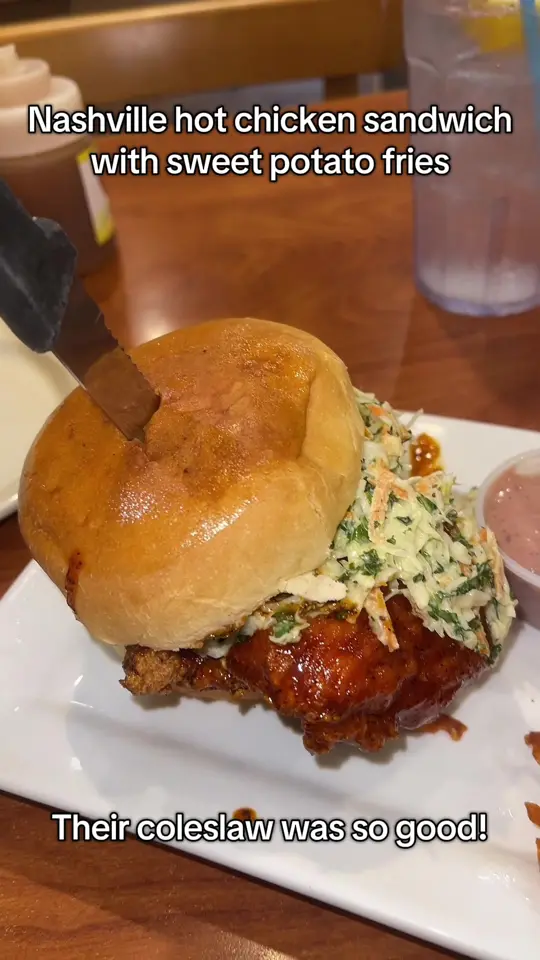 Berry Fresh Cafe in Port St. Lucie showing food, chicken sandwich, burger, video by aerialkhou on TikTok