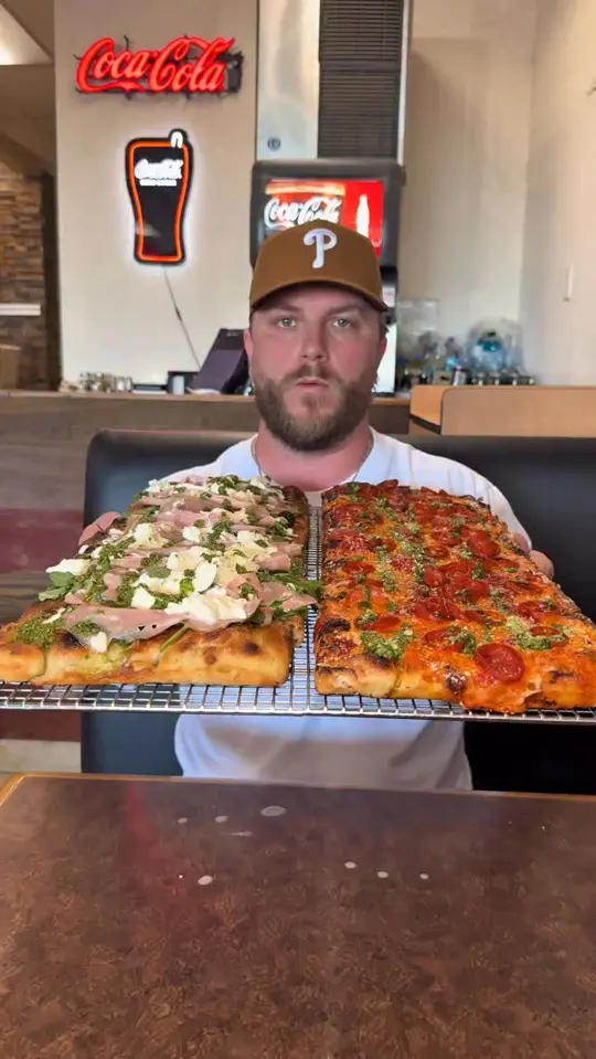 Best Pizza in Atlanta showing pizza, pepperoni pizza, video by TwoChomp on Facebook