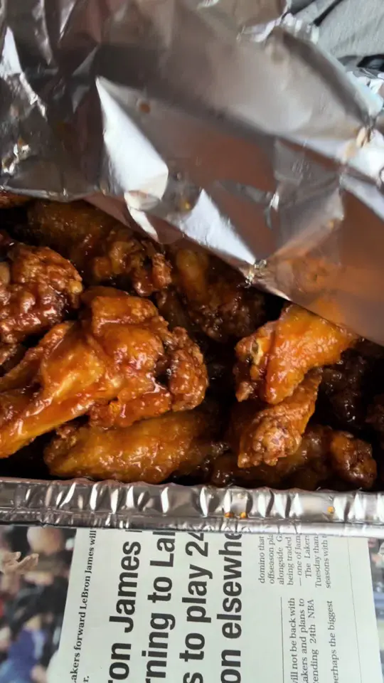 Bethune Grill in Daytona Beach showing food, honey wings, video by jonesfamilymeals on TikTok