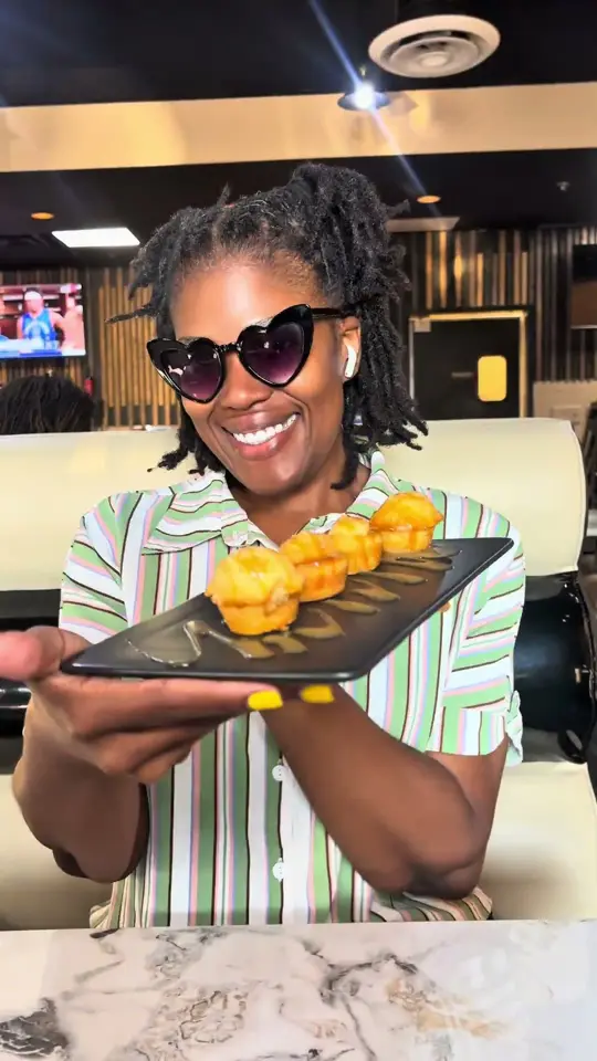 Beyond BBQ in Morrow showing review, new opening, restaurant visit, video by Amber Your Westside Homegirl on YouTube