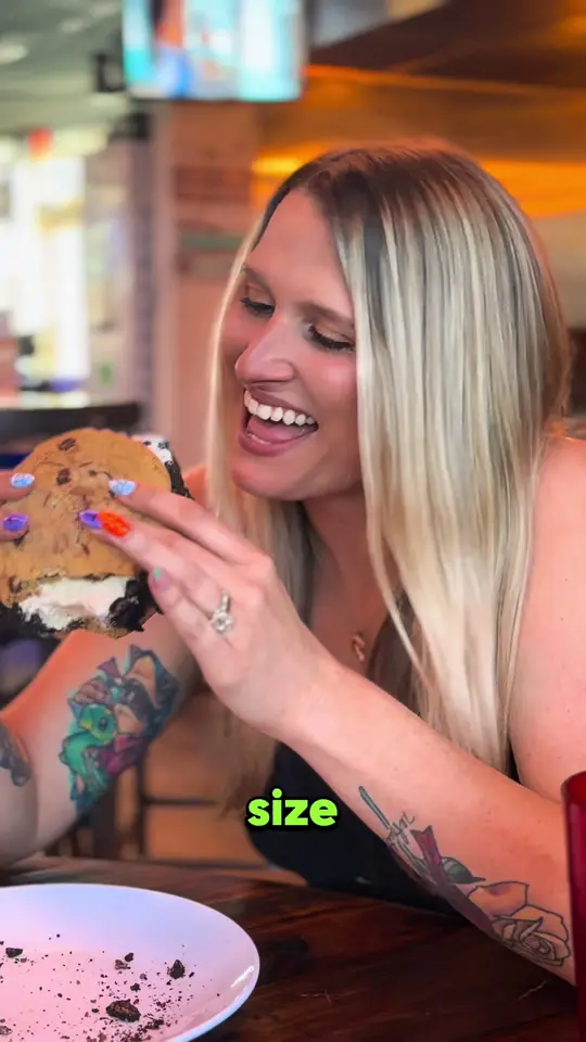 Big Daddy J's 5 Great Things in Cocoa Beach showing food, house-smoked bbq, comfort food, crack mac, mom’s famous carrot cake, video by brevardbanana on TikTok
