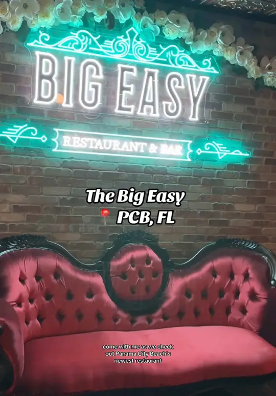 Big Easy Restaurant & Bar in Panama City showing review, visit, video by iamdsimone on TikTok