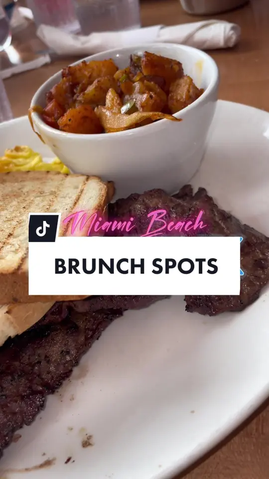 Big Pink in Miami Beach showing brunch, miami beach, video by shotsofbrandy_ on TikTok