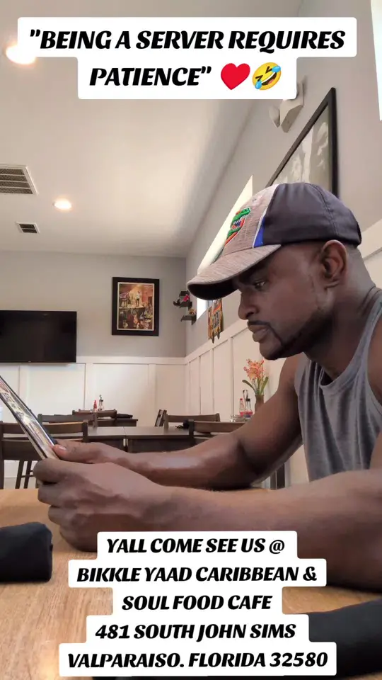Bikkle Yaad in Valparaiso showing server job, comedy skit, video by chrisjackson4899 on TikTok