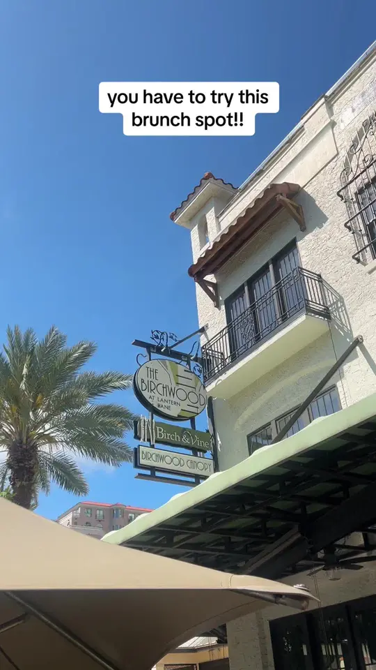 Birch Vine St Petersburg in Florida showing brunch, restaurant visit, video by thetampabayguide on TikTok