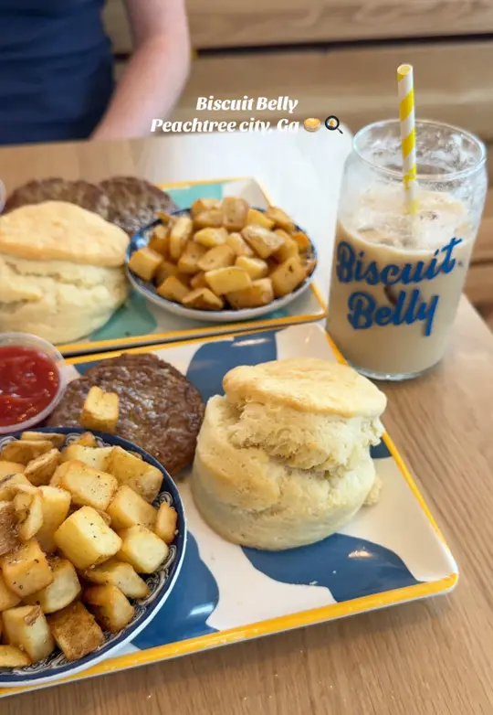 Biscuit Belly - Peachtree City in Peachtree City showing brunch, atmosphere, visit, video by m_dovej on TikTok