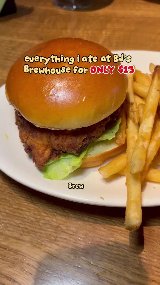 BJ's Restaurant & Brewhouse on TikTok, video by chefitupwithlani