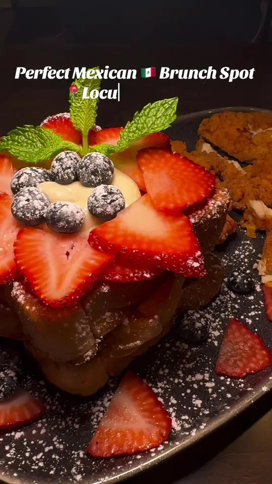 Black Rose Cafe & Bar in Locust Grove showing review, visit, mexican brunch, french toast with chicken, video by lummiverse on TikTok