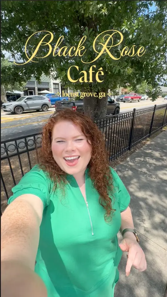 Black Rose Cafe & Bar in Locust Grove showing restaurant visit, authentic mexican food, video by Hannah Fayth Brindley on Facebook
