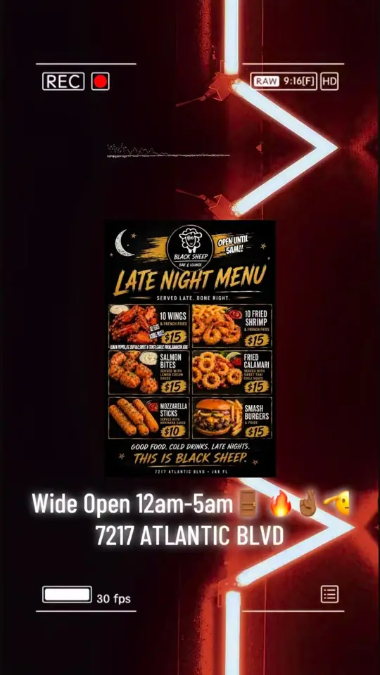  in Florida showing bar, lounge, hookahs, drinks, food, music, video by Quavareick Mckinnie on Facebook