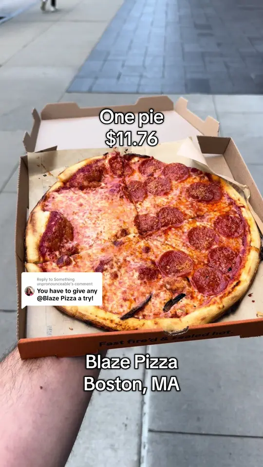 Blaze Pizza on TikTok, video by dankddakkf2