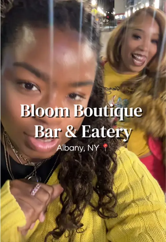 Bloom Boutique Bar & Eatery in Albany showing dinner, restaurant visit, video by tiffanypatrice_ on TikTok