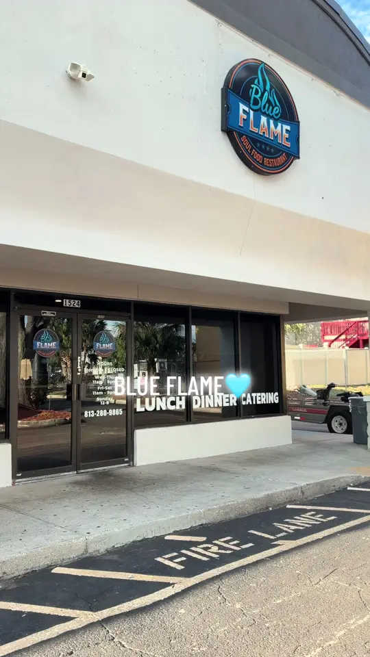 Blue Flame - Southern Restaurant on TikTok, video by mixedbreed02.0