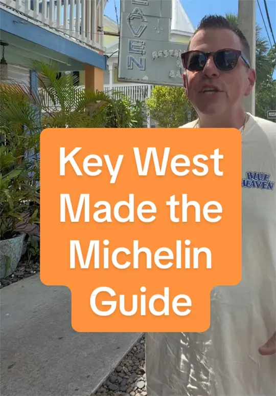 Blue Heaven in Key West showing review, restaurant recognition, breakfast, pancakes, atmosphere, video by keywestshawn on TikTok