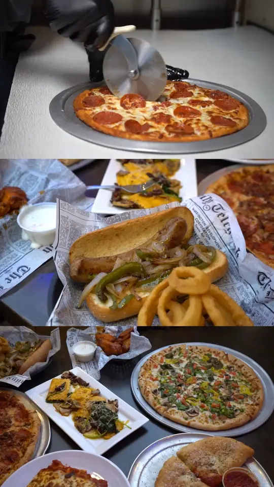 Blue Jeans Pizza & Pasta in Blue Ridge showing pizza, pasta, wings, video by Blue Jeans Pizza, Pasta & Wings on Facebook