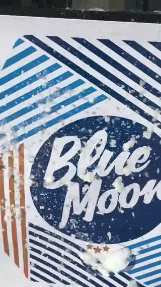 Blue Moon Pizza in Marietta showing dine in, pick up orders, video by Blue Moon Pizza on Facebook