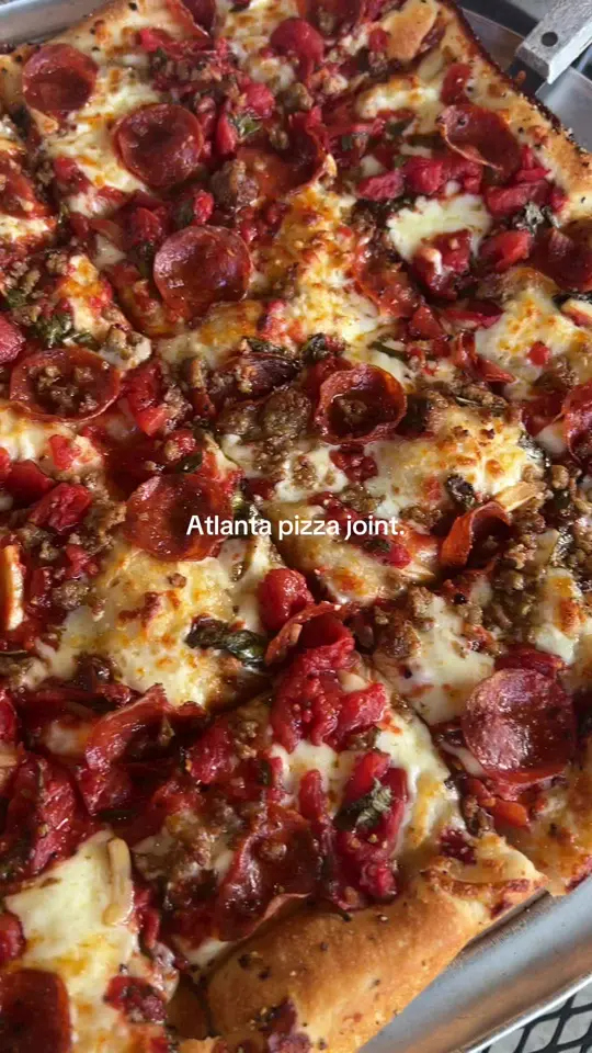 Blue Moon Pizza of Smyrna in Smyrna showing pizza, bbq chicken pizza, grandma's pizza, garlic rolls, wings, video by madoleapproved on TikTok