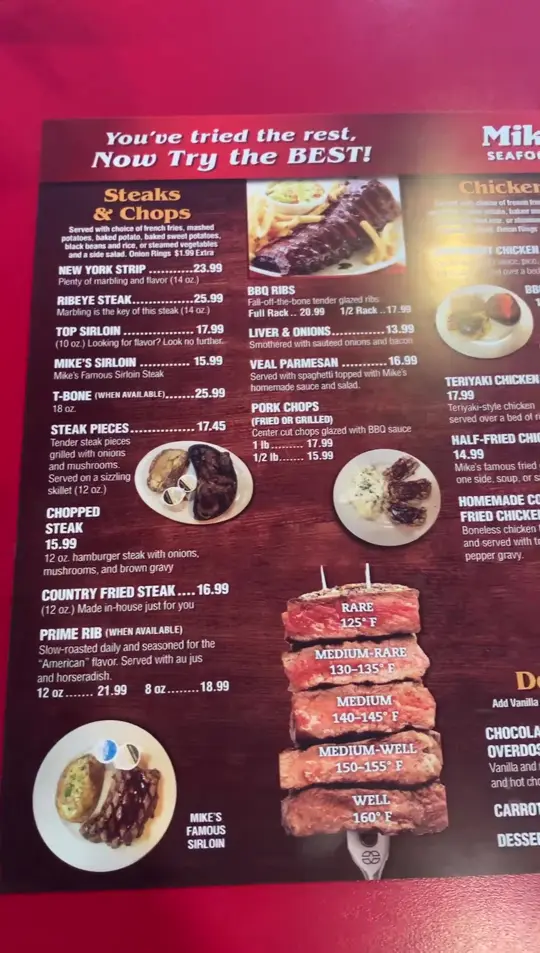 Blue Ridge Grill in Bartow showing menu, grill dinner, video by Blue Ridge Grill on Facebook