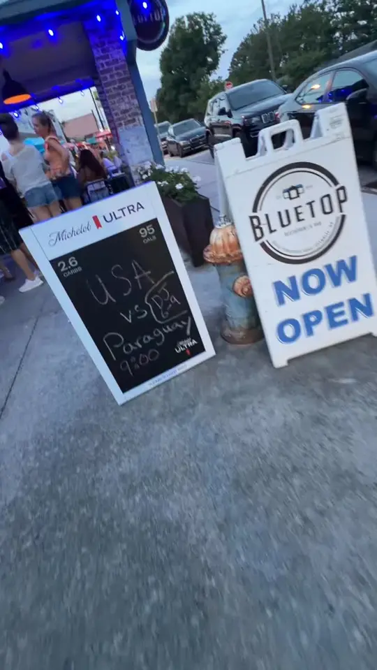 BLUETOP Restaurant in Chamblee showing sports, world cup, video by BlueTop Chamblee on Facebook