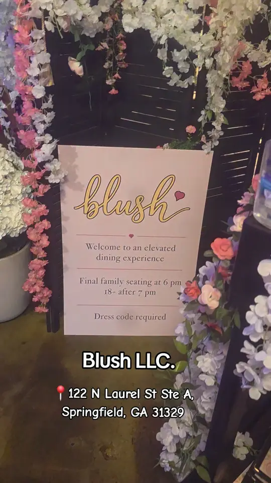 Blush, LLC in Springfield showing review, visit, atmosphere, salmon, video by Nathaniel Horton on Facebook
