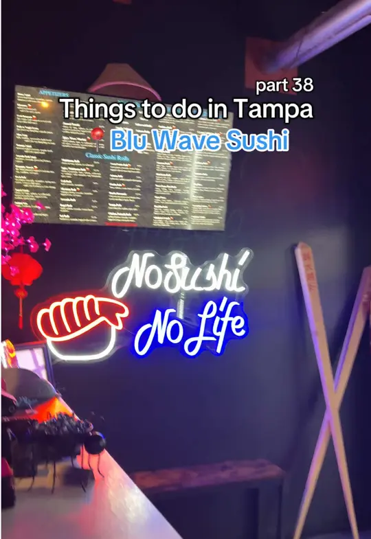 BluWave Sushi Tampa on TikTok, video by mollygruber