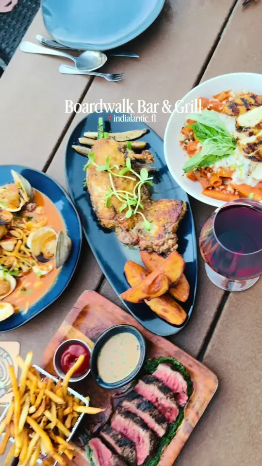 Boardwalk Bar & Grill Indialantic in Indialantic showing food, scratch-made dishes, video by spacecoastvibeanddine on TikTok