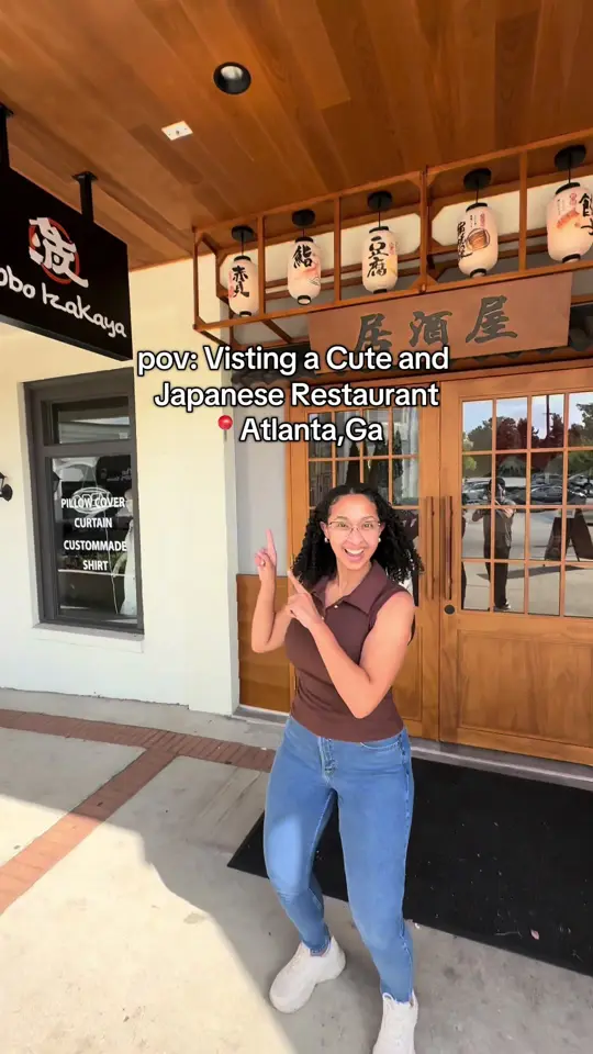 Bobo Izakaya in Atlanta showing japanese restaurant, review, video by travelfoodie_ishy on TikTok