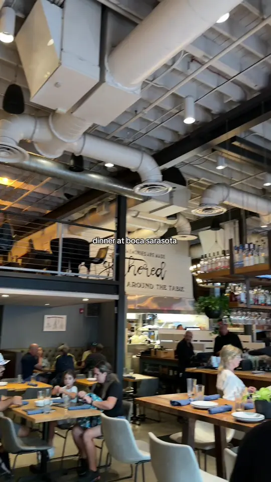 Boca in Sarasota showing dinner, early bday dinner, video by fleur_st_ on TikTok