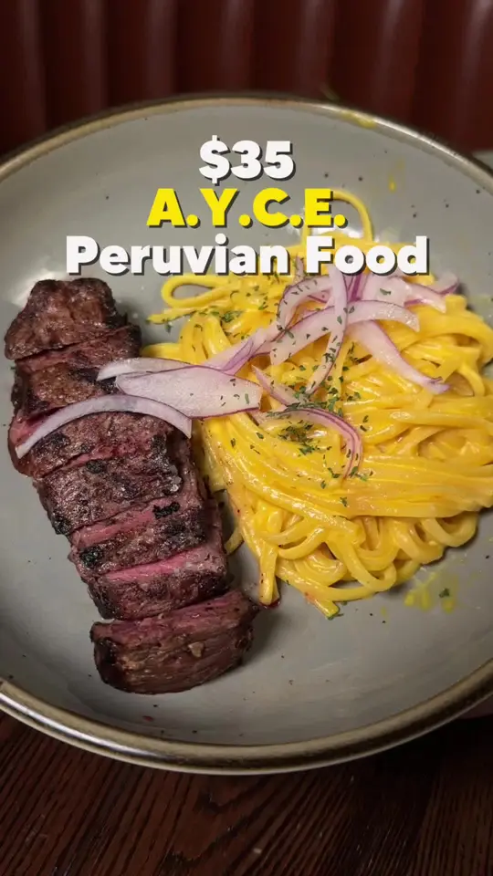 Bocas House in Weston showing food, bao buns, sushi rolls, appetizers, causes & ceviches, main dishes, all you can drink, video by saint_travels on TikTok