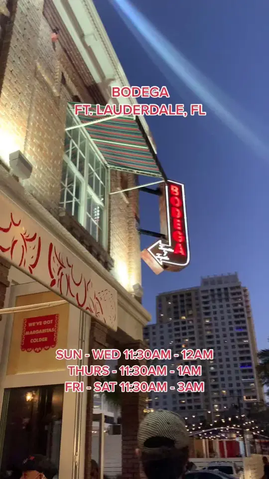 Bodega in Fort Lauderdale showing food, tacos, video by bite4bite on TikTok